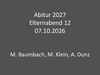 Elternabend 12 Abitur 2027